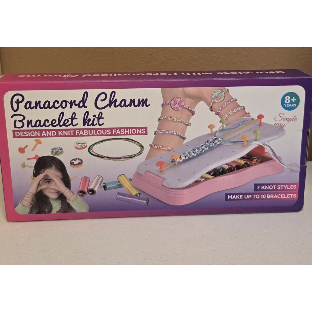 New Panacord Charm Bracelet Kit Makes‎ up to 10 Bracelets